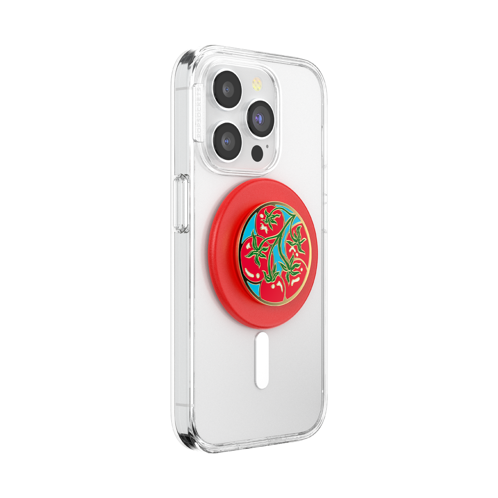 PopSockets MagSafe Phone Grip - Enamel Tomato Rosso