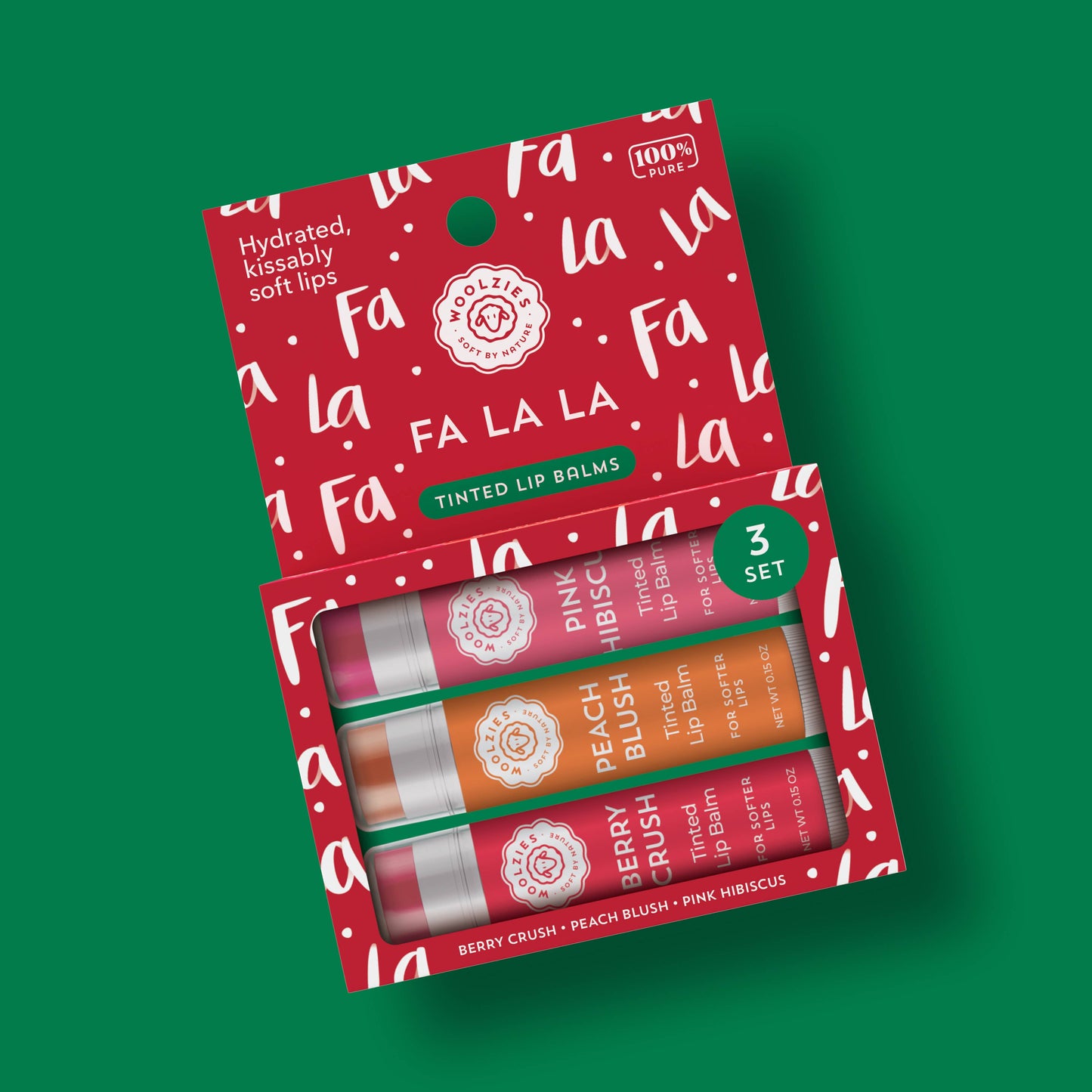 Fa La La Tinted Lip Balm Set Of 3