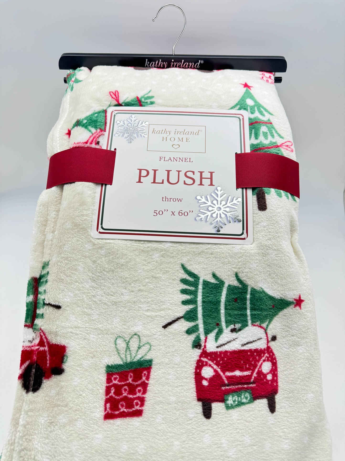 Hoilday Print Flannel Plush Throw Blanket