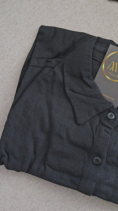 Linen Short Sleeve and Short Pants set(several colors)