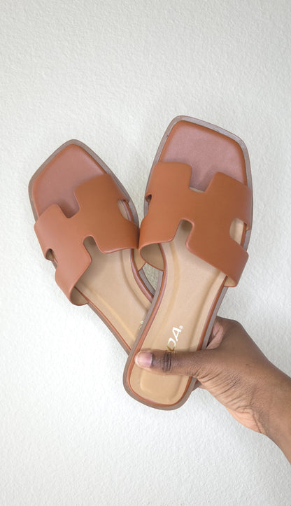 Knit x Shaped Slide Sandals
