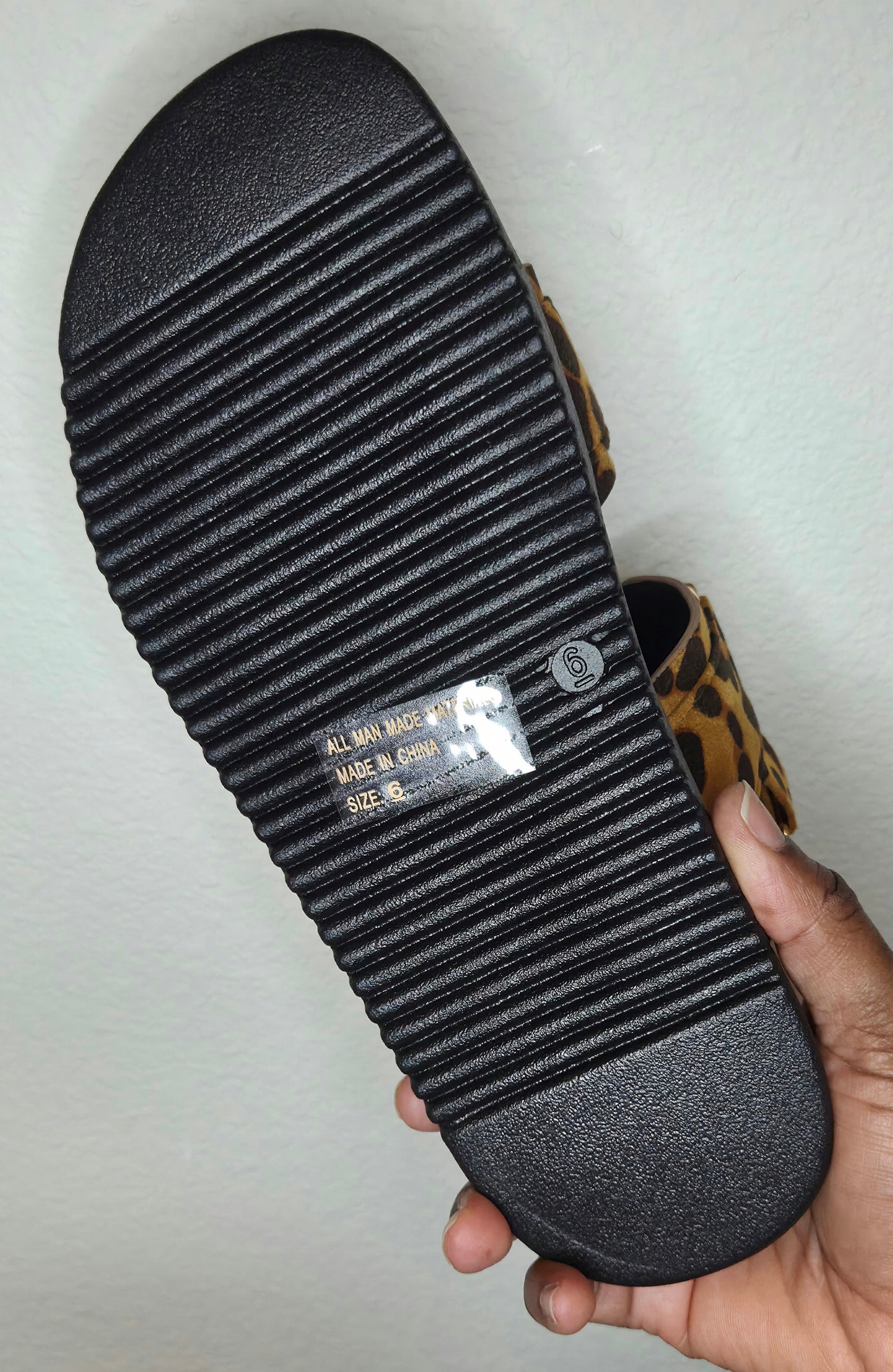 Leopard Slingback Sandals