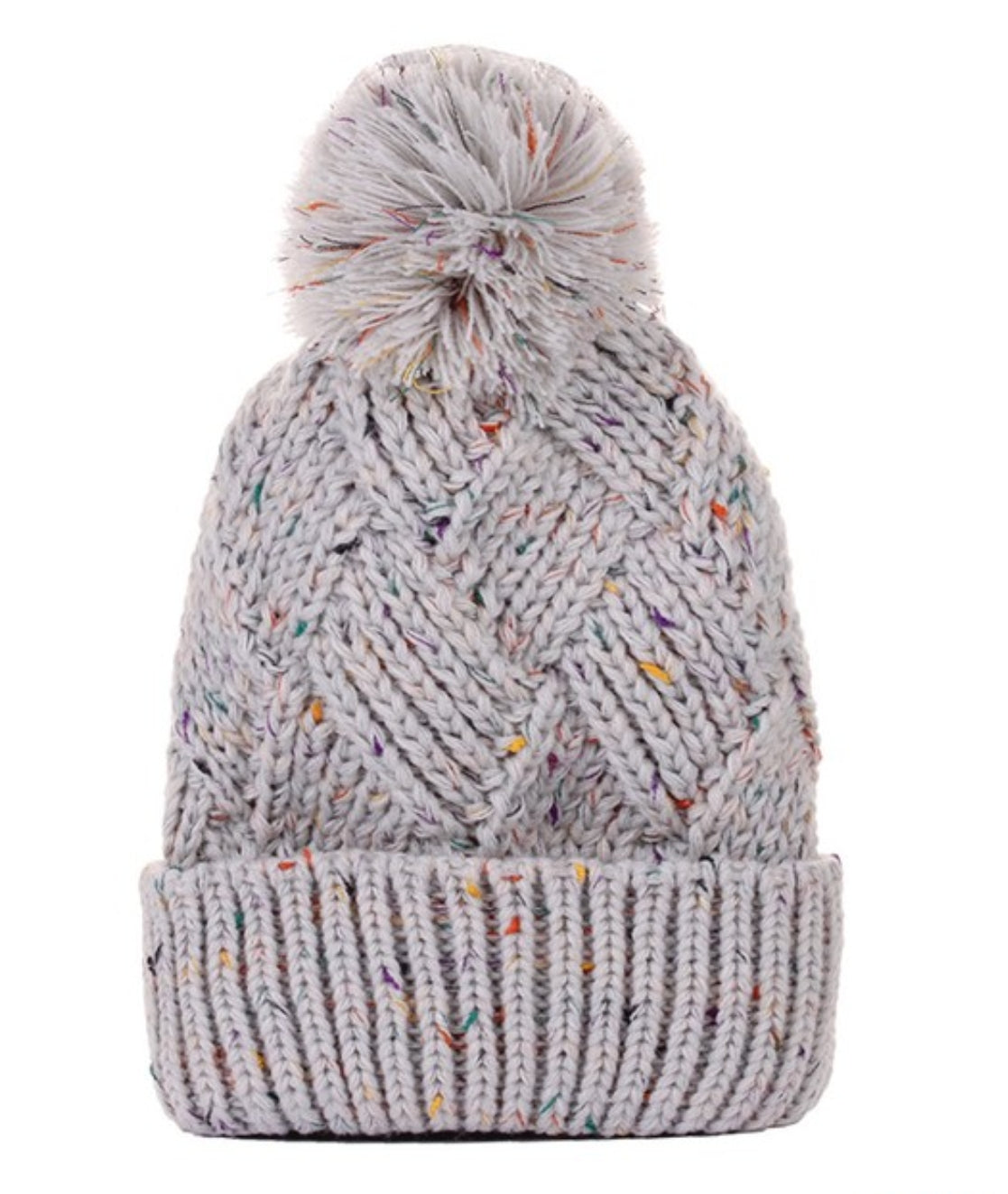 Cable Knit Pom Pom Beanie (several colors)