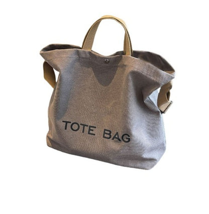 Large Canvas Shoulder Bag