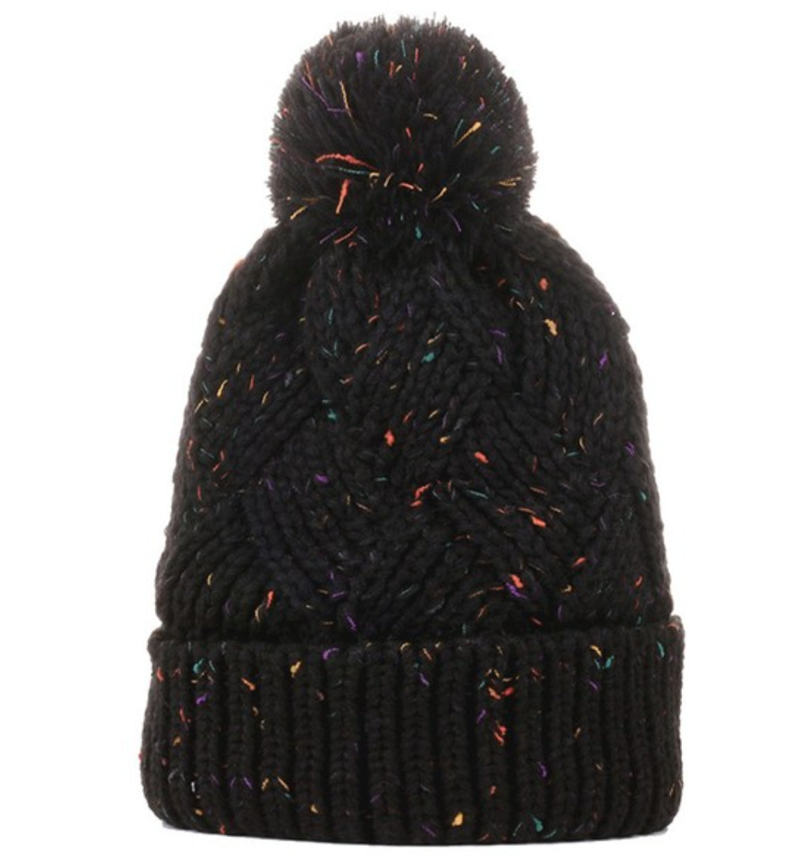 Cable Knit Pom Pom Beanie (several colors)